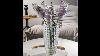 Baccarat Crystal Mid-Century Modern Three-Sided 8.75 Bud Vase